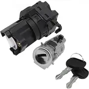 VMDWAQ Fit for Chevrolet Car Lock Cylinder with 2PCS Blank Key Case Ignition Lock Switch