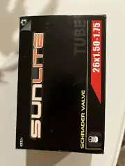 Sunlite Bicycle Tube, 26x1.5-1.75 Schrader Valve