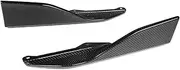 1Pair Real Carbon Fiber Side Skirts Winglet Side Door Lips Compatible for BMW 2 Series G42 220d 220i 230i Coupe 2022-IN