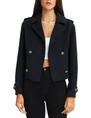 [Belle & Bloom] Better Off Military Peacoat