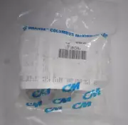 CM Columbus McKinnon Wire Rope Clip Forged 3/8" Galvanized Zinc 2 Piece M248-2