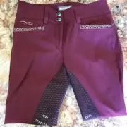 Animo Nesci Full Grip Breeches in Amaranto