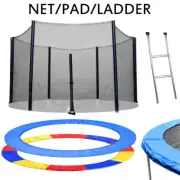 OutdoorTrampoline Net/Trampoline Pad /Ladder Round Spare Safety 8FT 10FT 12FT