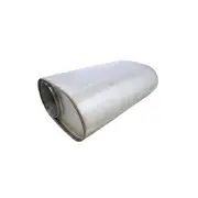 Redback Muffler - 9"x4" Oval Offset/Centre With Spigots 304 Stainless Steel