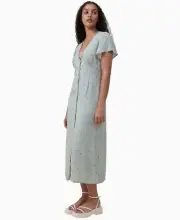 Cotton On Women's Phoebe 90s Button Through Maxi Dress, XL