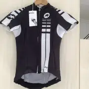Women's Assos Black Volkanga cycling New bike jersey Size xs