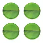 Traditional Style Banana Leaf Round Melamine Plate (12 Inch) Set of 4 FREE SHIP