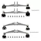 Front Suspension Plate Set for Tamiya 1/14 RC Tractor Trailer Truck Accessories