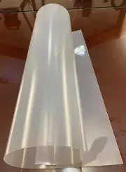 1 LDPE High Density Translucent Clear Polyethylene Plastic Sheet - 24"x24"x0.03"