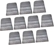 OSALADI Fixed Wedge Replacement 10pcs Iron Handle Wedges Universal Fit for Axes Hammers Hatchets Easy to Install