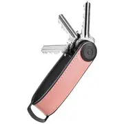 Orbitkey Hybrid Leather Key Organiser Pastel Pink