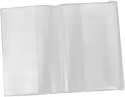Angoily 10Pcs Adjustable Clear Protective Book Covers Sleeves for Textbooks Notebooks Exercise Books Transparent Material for School Office Use