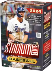 Topps 2024 Stadium Club Baseball Factory Sealed Value Box - Baseball Wax Packs