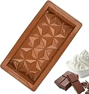 Deep Chocolate Bar Moulds, Du-bai Deep Chocolate Bar Mold, Large Stuffed Silicone Molds, Multipurpose Chocolate Molds, Silicone Chocolate Mould for Home Kitchen and Baking