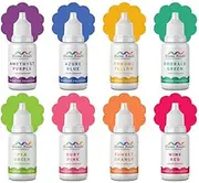 Aroma Krafts® Liquid Soap Making Colours (Signature Collection) for Melt & Pour Soaps & Bath Bomb Making - Set of 8 (15 ml Each)