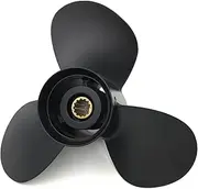 ZIVAYE 10.3x13 15hp-35hp, for Johnson Propellers 14 Teeth Spline Aluminum Propellers, for Johnson Boat Accessories Marine Propellers Boat Engine Propeller