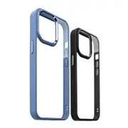 iPhone 11 Compatible Case Cover With Shockproof Metal Camera Lens Protection Clear PC - Black