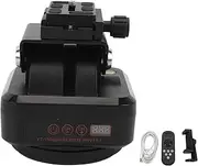 Motorized Tripod Head with Remote Control, 360 Degree Rotation for Smartphones DSLR Cameras, AB Point Return, Load Up to 2.2kg, Rechargeable Battery, Non Slip Plate