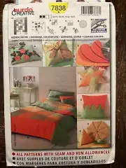 Burda 7838 UNCUT Sewing Pattern, Cushions & Covers
