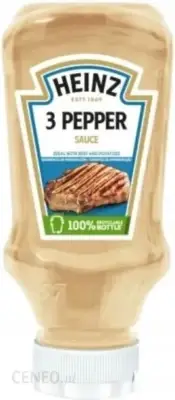 HEINZ sauce: 3 Pepper in squeeze bottle READY to SERVE-FREE SHIPPING