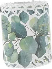 KALLORY 1Roll Decorative Bulletin Board Border Paper Replaceable Trim for Classroom Crafts Removable Wall Sticker Leaf Design Easy to Cut Apply for School