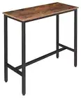 Bar Table 39 Long Narrow Bar Height Pub Table Dining Table for Kitchen Dining