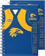 West Coast Eagles Wire Bound A5 Notebooks