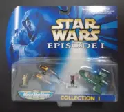 Star Wars Ep 1 Micro Machines "Collection 1" Anakin w/Pod racer, Sio Bibble +