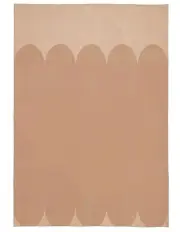 [LOOPSIE] Atalaya Printed Washable Rug in Peach