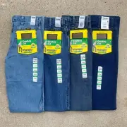 4 PAIR Wrangler Cowboy Cut Slim Jeans 30x38 Antique Wash Stonewashed Rough Stone