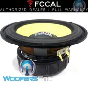 FOCAL 6K4402/R 6.5" YELLOW HOME AUDIO 4-OHMS MID-WOOFER SPEAKER MADE IN FRANCE