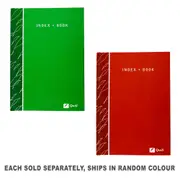 Quill Hard Cover Case Bound Ruled Index Book A-Z (A5)