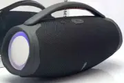 Booms Box Portable Bluetooth Speaker with LED Light Effects on Sides