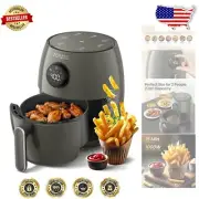 2.1QT Mini Air Fryer – Quick & Quiet, Perfect for Singles, Space-Saving Design