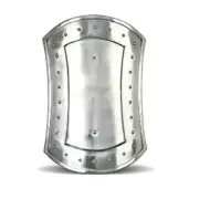 Medieval Viking Knight heater Shield Steel Larp Warrior Templar Battle Armor