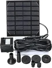 Daseeme 7V 1.5W Solar Water Pump Fountain Garden Floating Plants Watering Power Fountains Pool Home Garden Fish Pond Waterpump