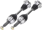 2x Front CV Axle Assembly Compatible With GMC K1500 K2500 Silverado 1500 Cadillac