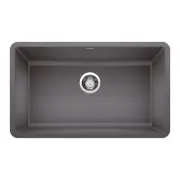 Blanco 442530 Precis 30" Single Undermount: Cinder