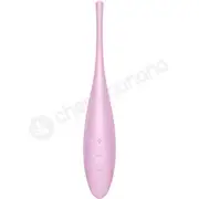 Satisfyer Twirling Joy Pink App Controlled Vibrating Clitoral Stimulator