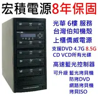 在飛比找PChome24h購物優惠-光華宏積6樓店面-建興1對4DVD光碟拷貝機僑威電源8年保固