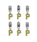 Pittsburgh Pirates Baseball European Rhinestone Gem Charm Bracelet Dangle Bead