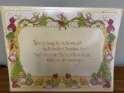 Vintage American Greetings Holly Hobbie Christmas Placemats Set of 8