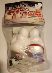 Christmas Sequin Ornament Craft Kit Snowman # 755