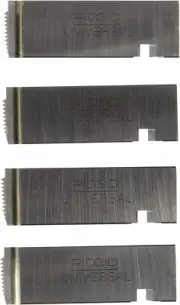 47765 Threading Machine Dies, Right-Handed High-Speed NPT Pipe Dies with Nominal