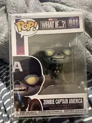 Funko Pop! MARVEL What If...? - Zombie Captain America #941 - Vinyl Bobble-Head