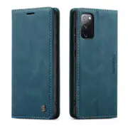 Magnetic Flip Leather Case for Samsung S10e Wallet Cover for Galaxy S10e - Blue Samsung S10e