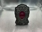 AUSTIN COLLECTION ORNATE SILVER PLATE EASEL BACK PICTURE FRAME NEW w TAG