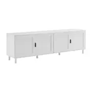 Quincy Lowline TV Entertainment Unit 4 Doors White