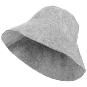 Shower Cap Bath Hat for Sauna Comfortable Felt Man Men and Women