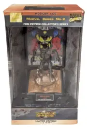 Marvel Comic Book Champions Wolverine 1993 Fine Pewter Figure Limited 1997 NIB